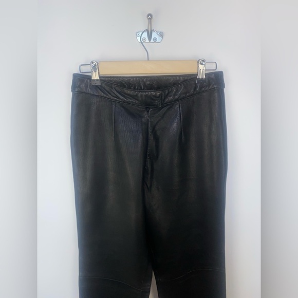 Adler Collection Vintage Size 8 Genuine Leather Pants - Picture 3 of 13